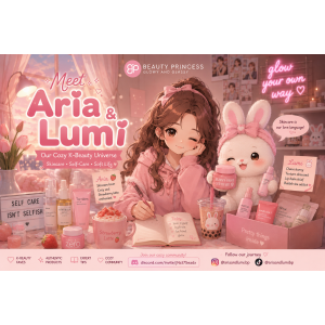 Γνωρίστε την Aria & τη Lumi ♡ Το Cozy Korean Skincare Universe του BeautyPrincess.gr