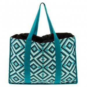 Achilleas Accessories Beach bag Turquoise  & Blue Details