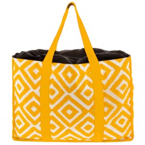 Achilleas Accessories Beach Bag Yellow Print
