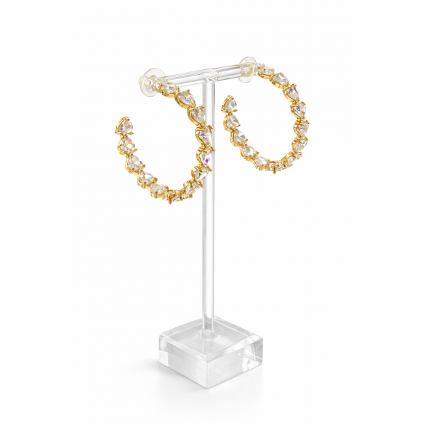 BP JEWELS – Χρυσοί Κρίκοι με Κρύσταλλα