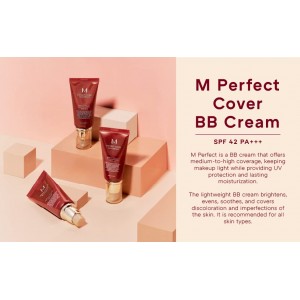 MISSHA M Perfect Cover B.B. Cream SPF42 PA+++ No.23 (Natural Beige),50ml
