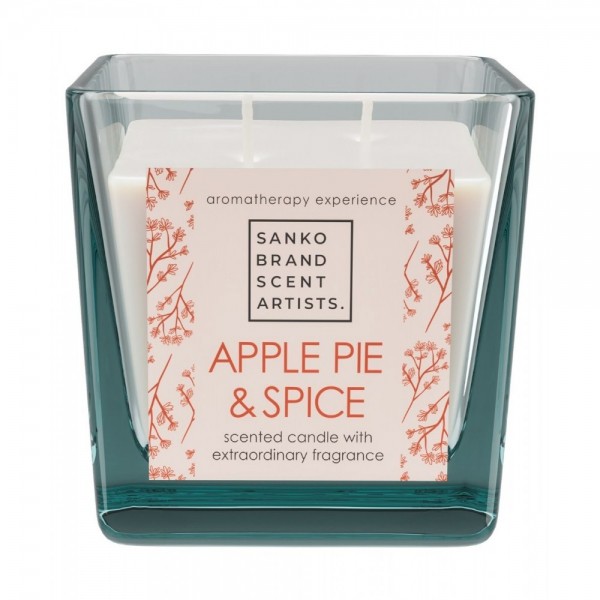 Sanko Scent Scented Candle Apple Pie & Spice, 200gr