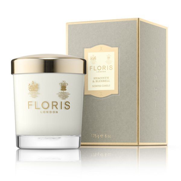 Floris London Hyacinth & Bluebell 175g Scented Candle, αρωματικό κερί