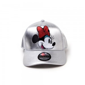 Disney Minnie Mouse Silver Curved Bill - Καπέλο Τζόκεϊ